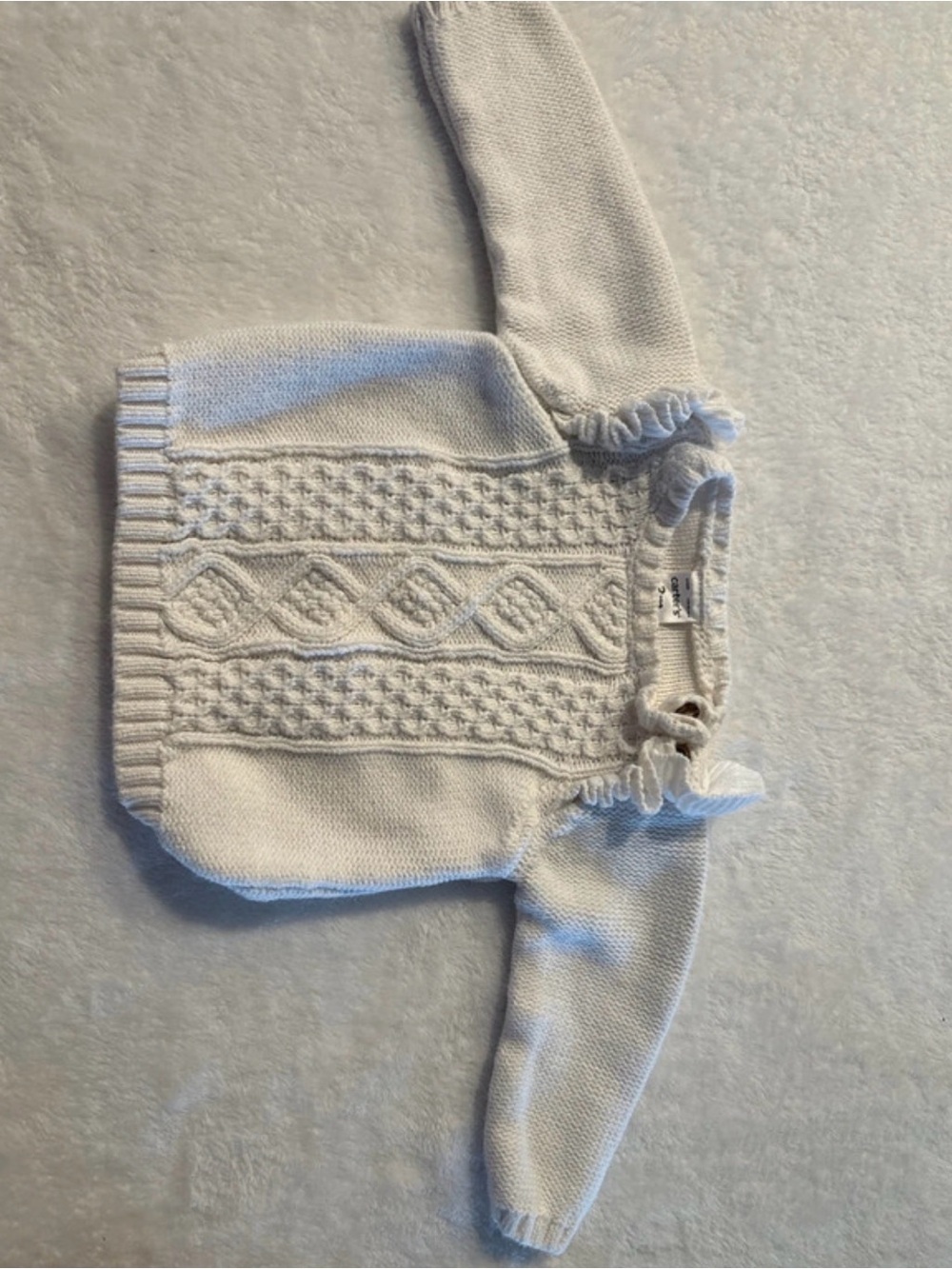 Classic Cream sweater for girl
